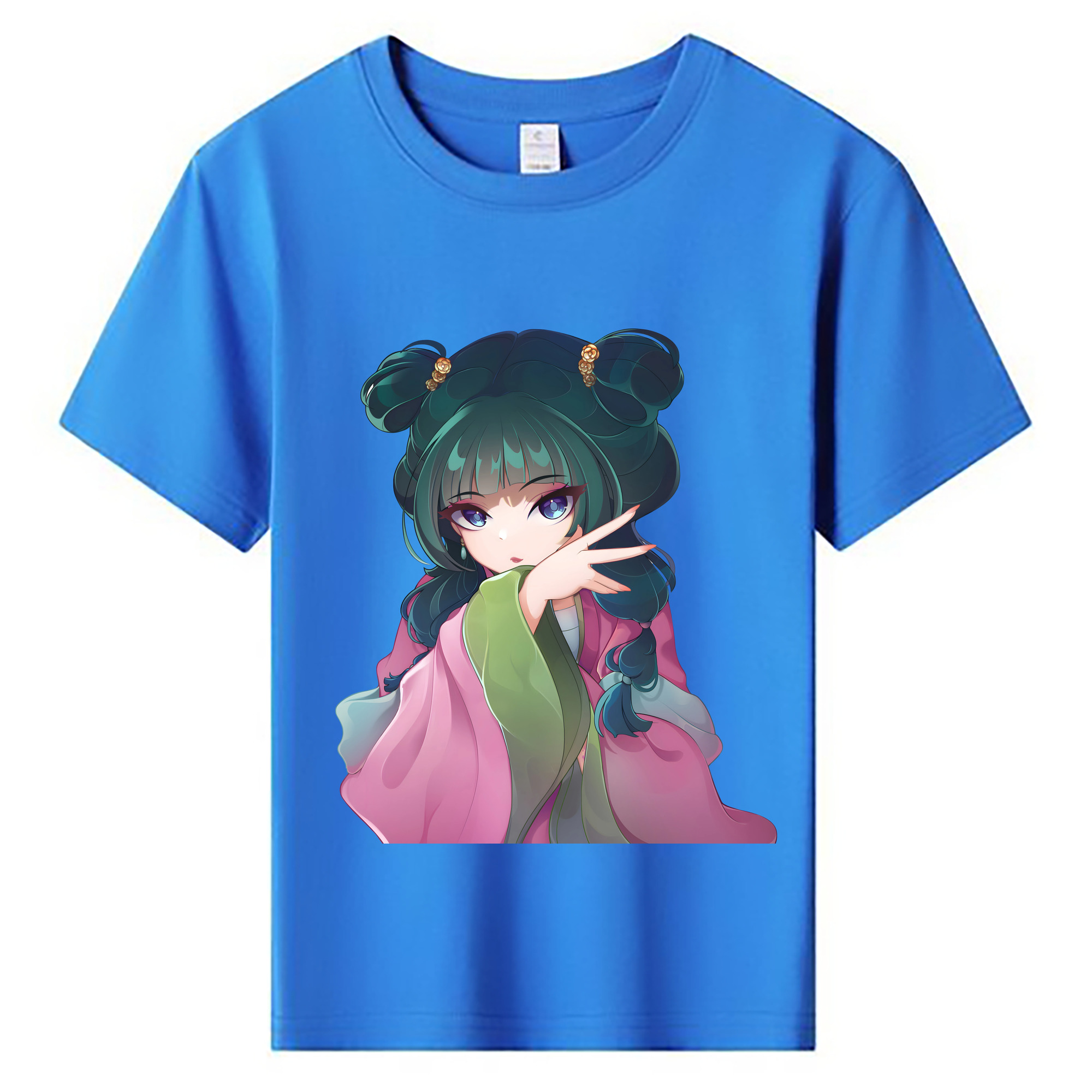 （画像用） 薬屋のひとりごと The Apothecary Diaries 綿100％キッズTシャツ（フロントプリント）